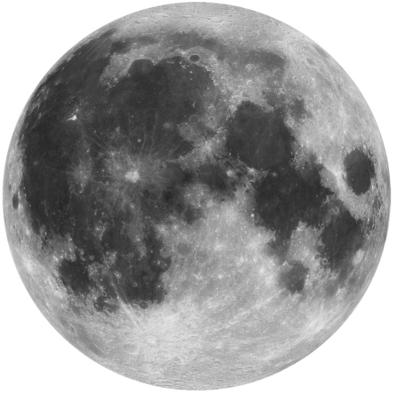 A moon emerging from the bottom edge of the footer.